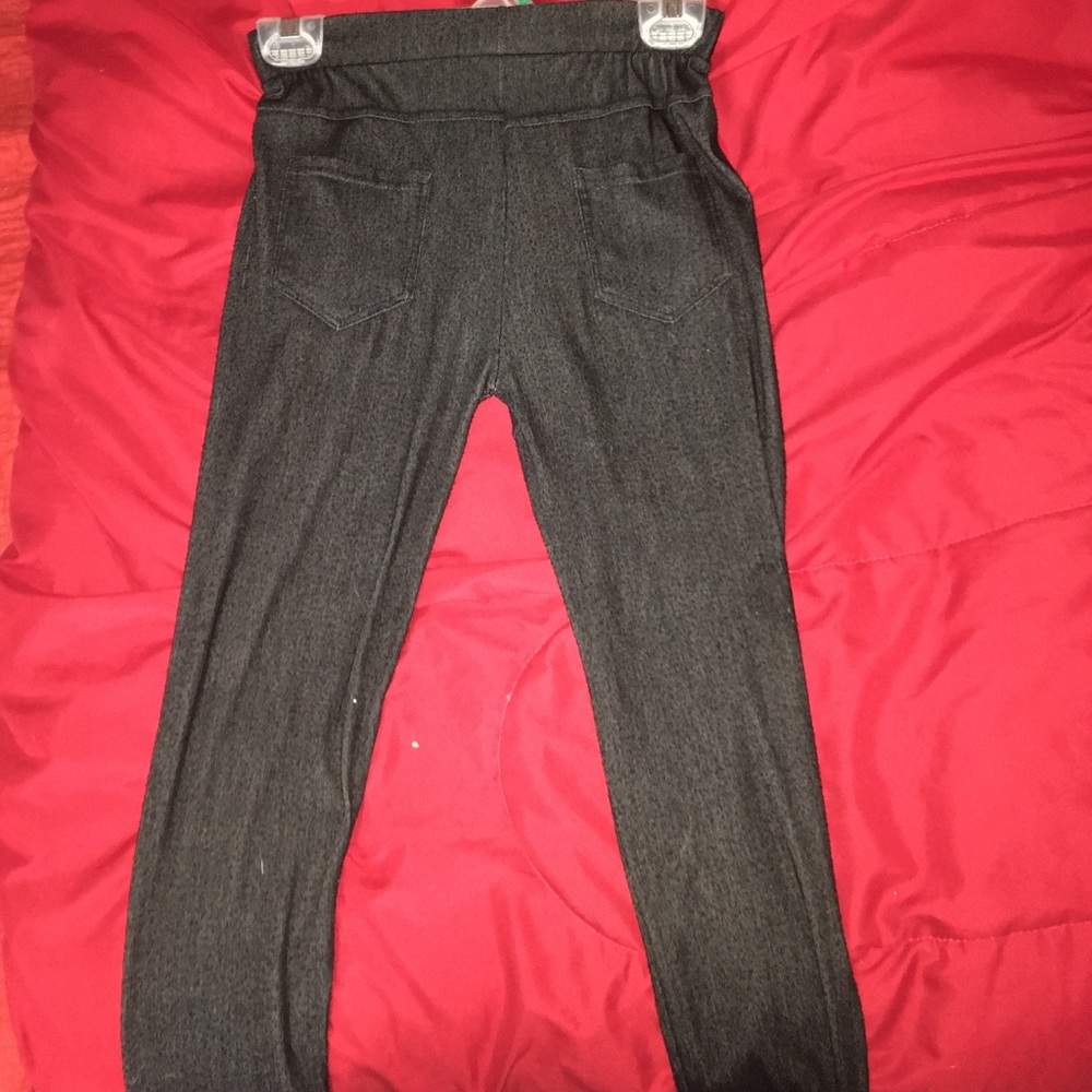 Black jeggings